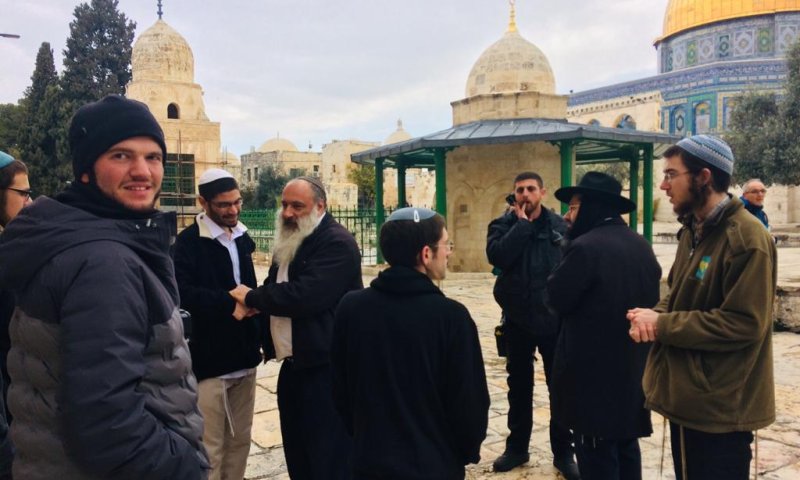 לאחר סערת גליק: עשרות יהודים עלו אל הר הבית