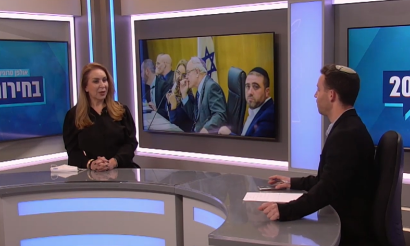 מנכ"לית ועדת הבחירות בראיון באולפן