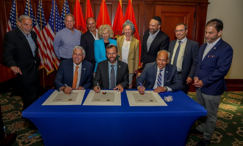 הסכם ערים תאומות בין מועצת בנימין למחוז נסאו