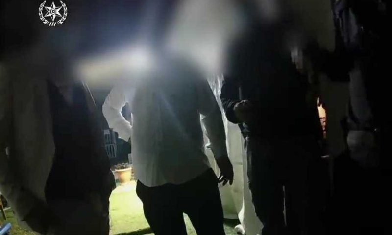 צפו: כך סגרה המשטרה חתונה שהפרה את הסגר