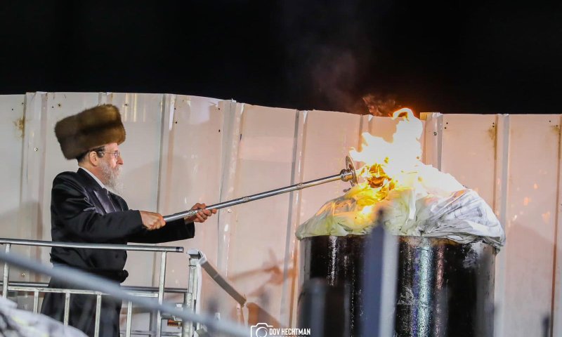גלריה: ההדלקה הראשונה במירון ל"ג בעומר תשפ"ג