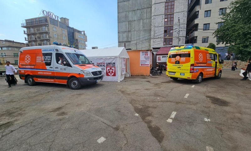 לפני ראש השנה: ישראלי נפצע באומן, מצבו קשה