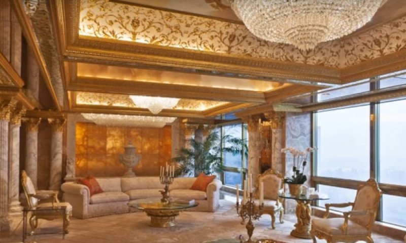 החיים זהב: הצצה לפנטהאוז של דונלד טראמפ