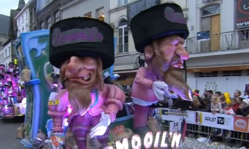 ראש העירייה בבלגיה מגן על המצעד האנטישמי בקרנבל