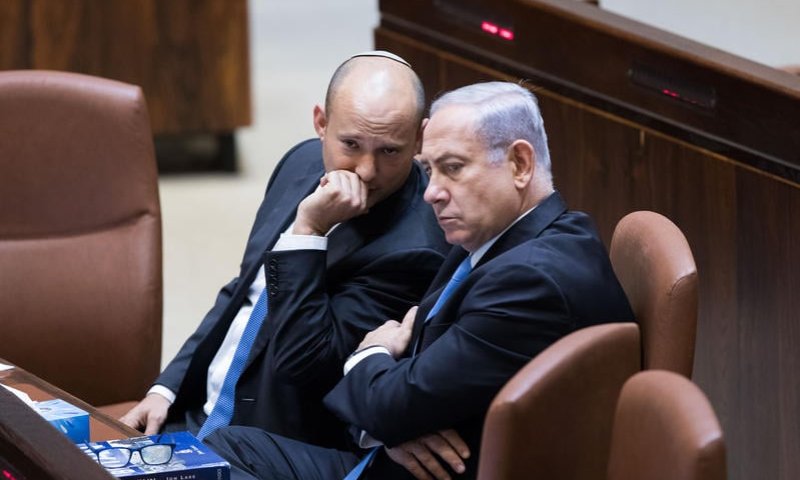 בנט בכנס פעילים: "מזמין את נתניהו לעימות"