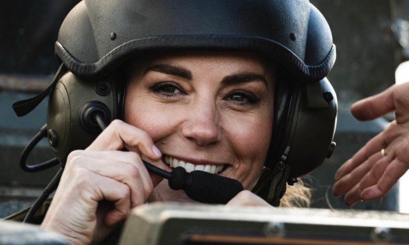 לזה לא ציפינו: קייט מידלטון באימון צבאי