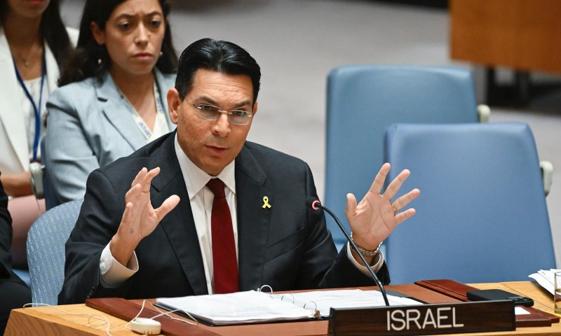 שגריר ישראל באו"ם תוקף: "עוד מסמך נבזי ומעוות"