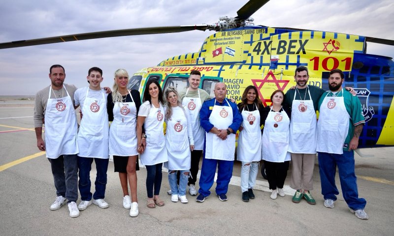 נבחרת מאסטר שף הצדיעה למד"א בארוחה חגיגית