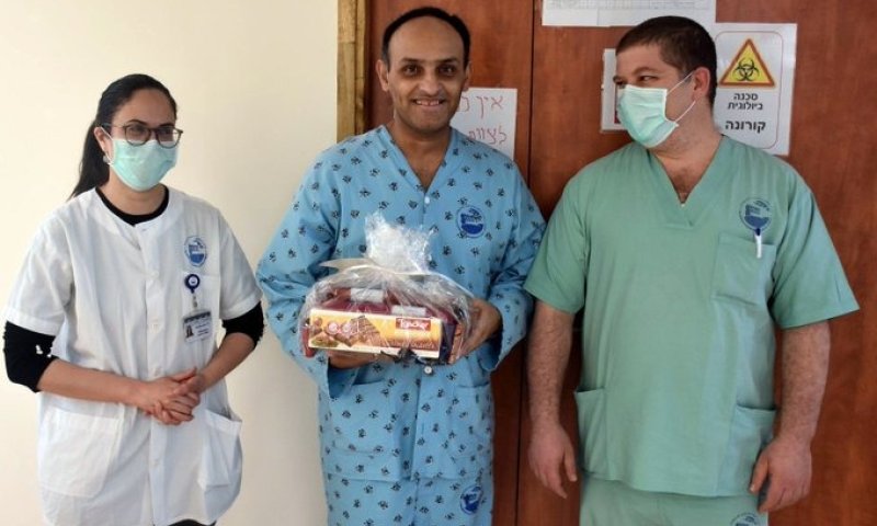 החולה הקשה הראשון בקורונה החלים ושוחרר לביתו