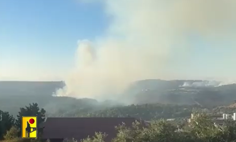 מטח בלתי פוסק: חיזבאללה פרסם סרטון של השיגורים לעין זיתים