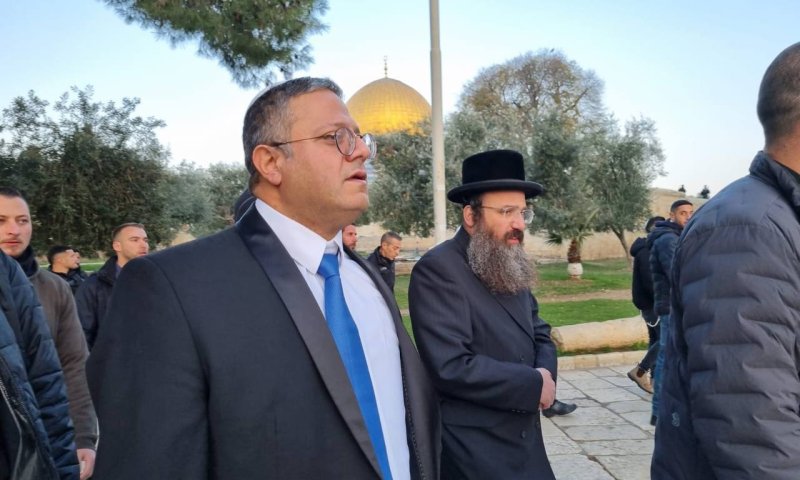 בן גביר בהר הבית: "אנחנו לא ממצמצים מול חמאס"