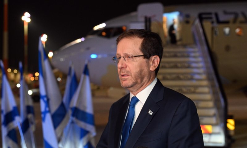 הנשיא המריא לביקור רשמי באיחוד האירופי בבלגיה