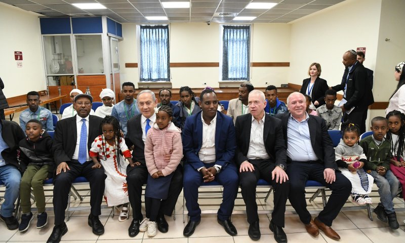 ראש הממשלה נפגש עם העולים החדשים מאתיופיה