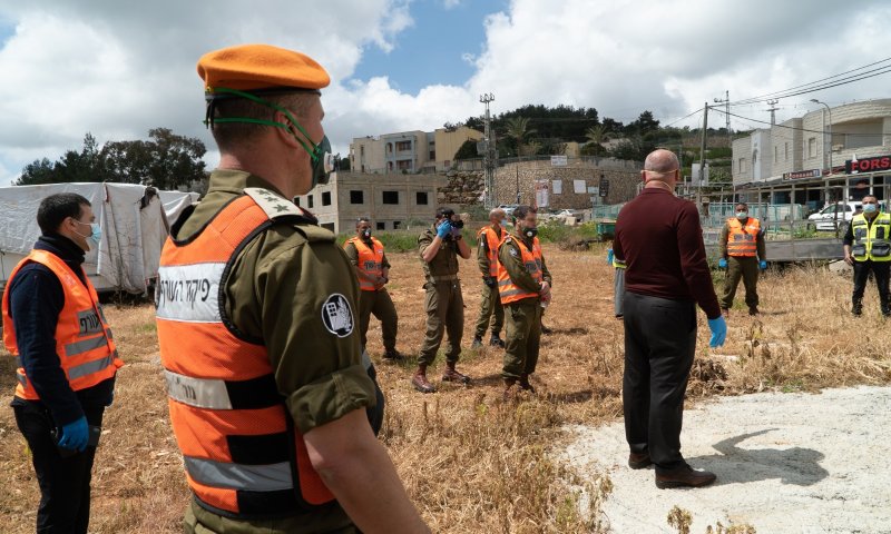 קורונה: תושבי דיר אל אסד הונחו להישאר בבתים