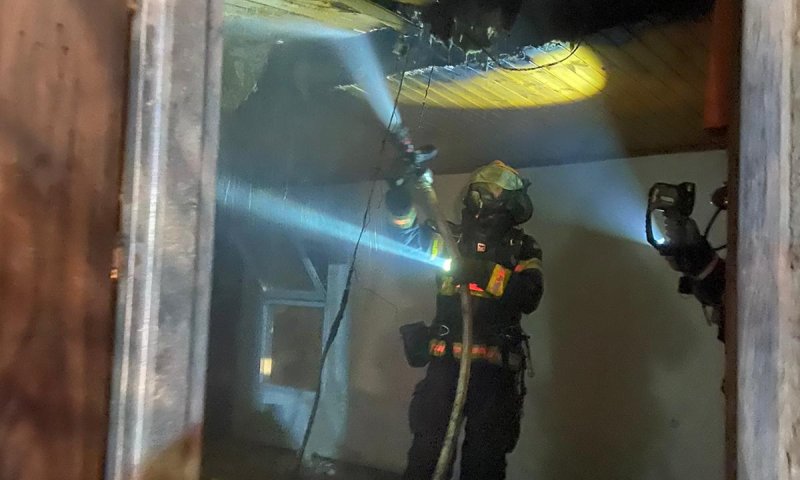 בית הכנסת ביישוב נווה ארז עלה באש