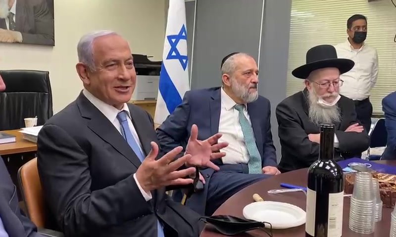 גוש הימין חגג לדרעי: צפו בברכה של נתניהו