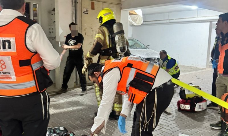 בית שמש: בן 18 פצוע אנוש בשריפה בדירה