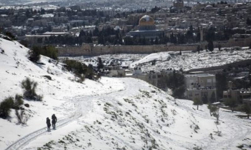 השלג מגיע לירושלים: מתי ירד והאם ייערם? כל הפרטים