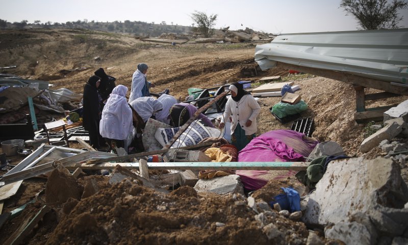 הסתיימה הריסת הכפר אום אלחיראן ממנו יצא המחבל