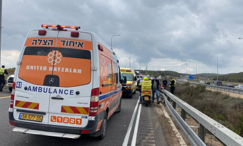 דיווח: תאונה קשה בכביש 6 דרום