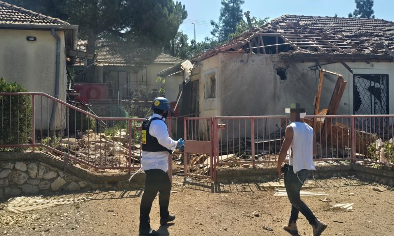 מטח כבד לגליל העליון: פגיעה ישירה בצפת