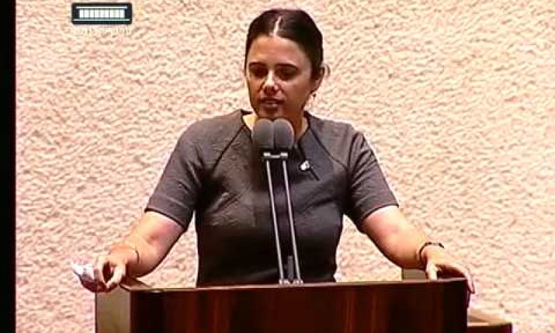 התרגיל של איילת שקד להשגת רוב במליאה. צפו