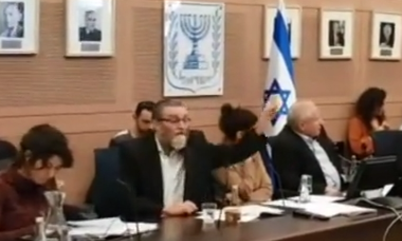 גפני לח"כ הסרוג: "שקרן; בלעדיי לא היית קיים"; צפו