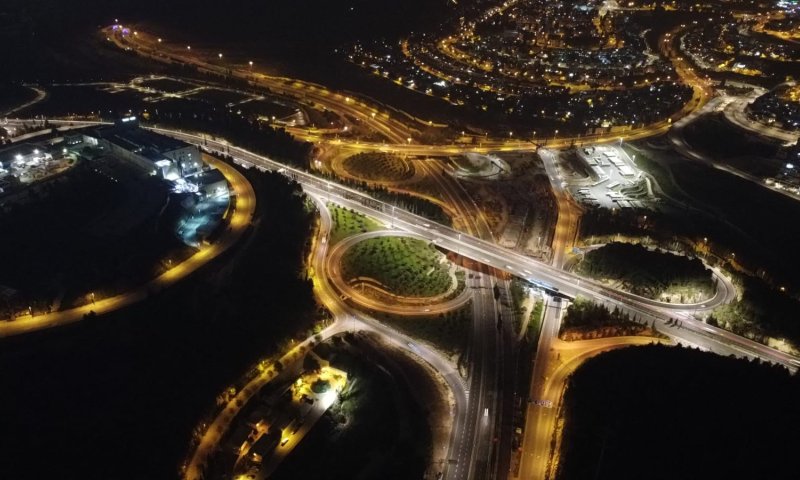 עיר עוטפת אור: בירושלים הותקנה תאורת LED