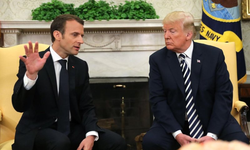 נשיא צרפת: "אם טראמפ יפרוש &ndash; תפרוץ מלחמה"