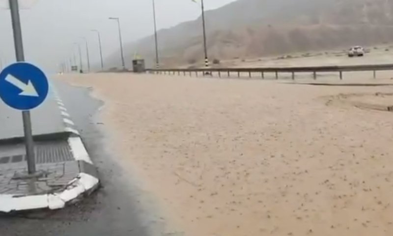 בעקבות הגשמים: העיר אילת נצורה מכל הכיוונים