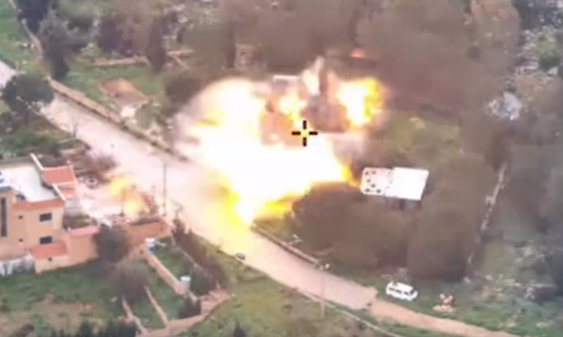 תיעוד: צה"ל תקף מטרות טרור ב-5 מרחבים בלבנון