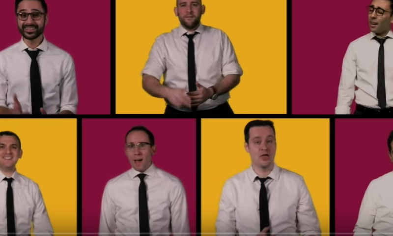 בילי אייליש הגרסה הכשרה: המכביטס בקליפ חנוכה מקורי