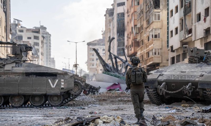 גלריית ענק: כוחות צה"ל בעומק העיר עזה