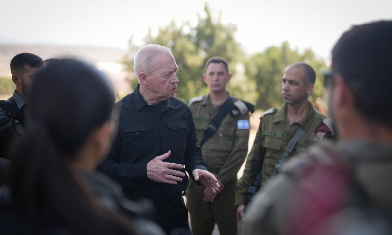 גלנט ללוחמים בשומרון: "לא מהססים להפעיל כל כוח נגד אויבים"