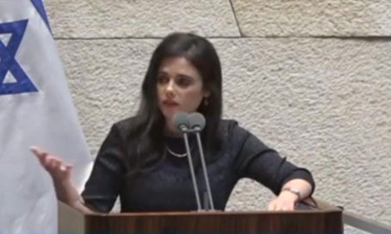 שקד: "עמיר פרץ ושמולי ינסו לעצור את הריבונות"