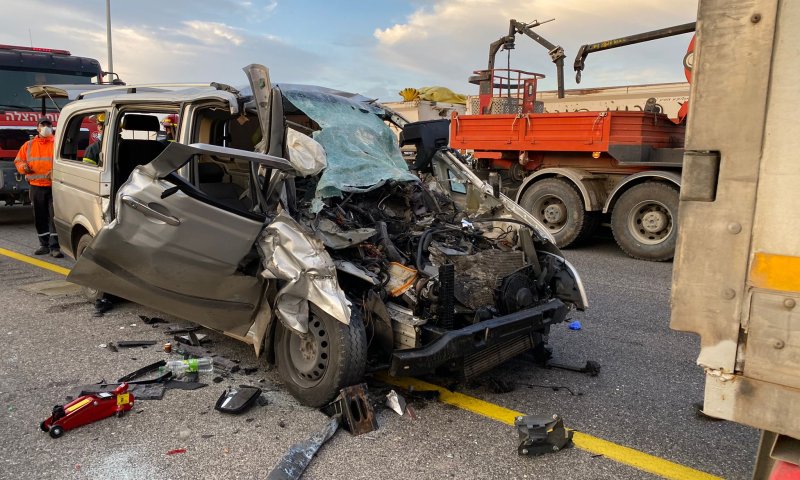 תאונה קטלנית בכביש 6: הרוגה וחמישה פצועים