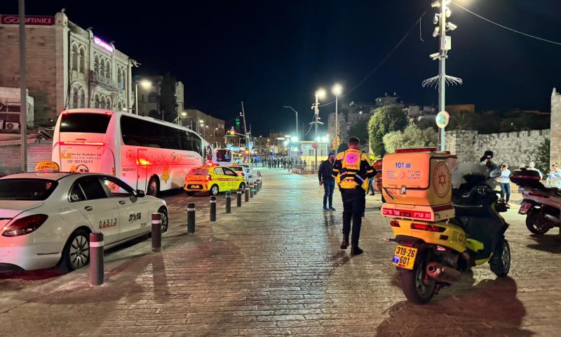 פיגוע דקירה בשער שכם בירושלים, המחבל מנוטרל