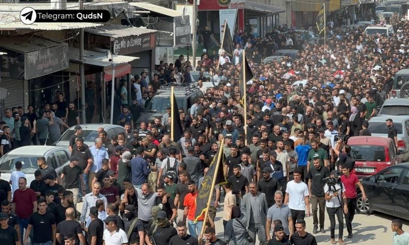 עשרות חמושים בג'נין בהלוויות המחבלים שחוסלו. צפו