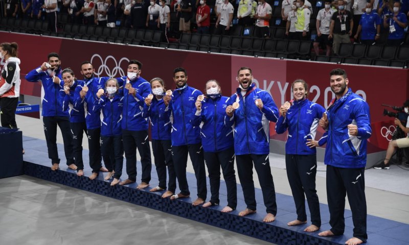 מדליה נוספת: נבחרת הג'ודו זכתה בארד הקבוצתי