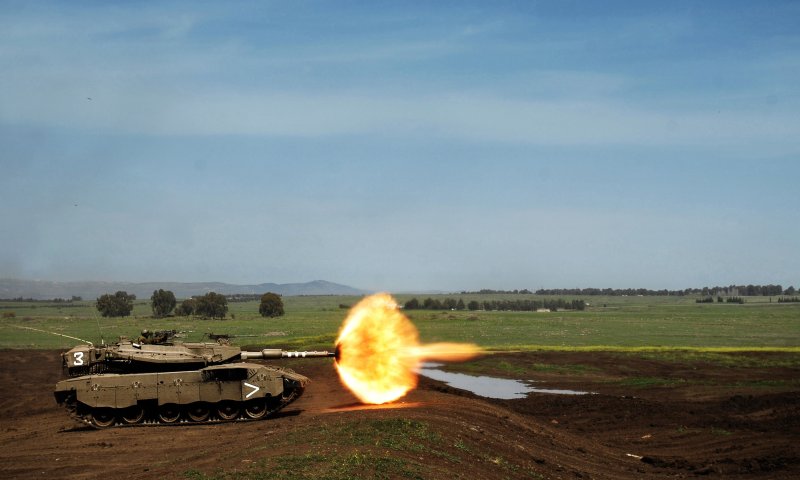 צה"ל מגיב לפיגוע בירי טנקים לשטח סוריה