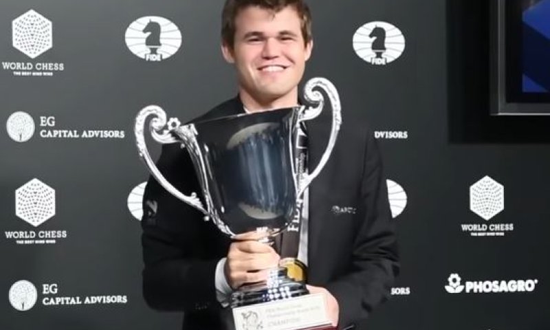 שחמט: מגנוס קרלסן שמר על כתר האליפות