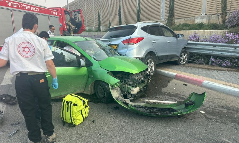 6 פצועים בתאונה קשה בכביש 444; שיבושי תנועה במקום