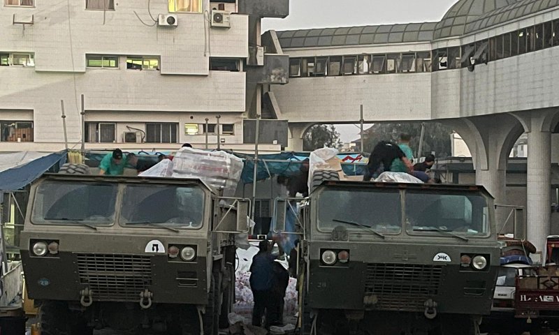 צה"ל העביר מים ומזון לבית החולים שיפאא