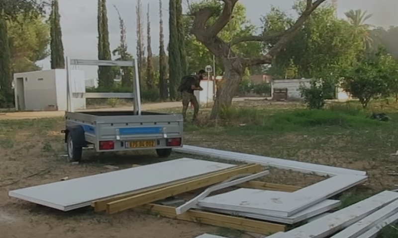 תיעוד: מחבל שחדר לכרם שלום חוסל ע"י כיתת הכוננות