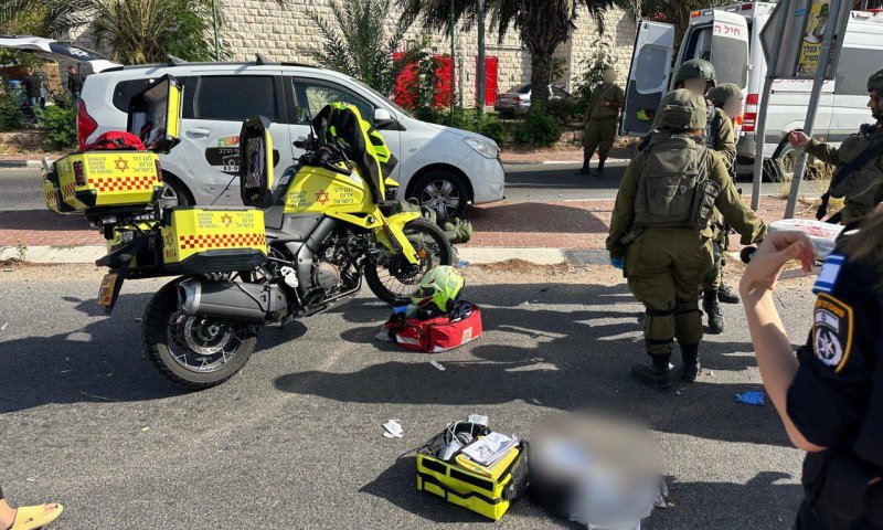 לוחם נפצע באירוע דריסה סמוך לתחנת הדלק ברנתיס