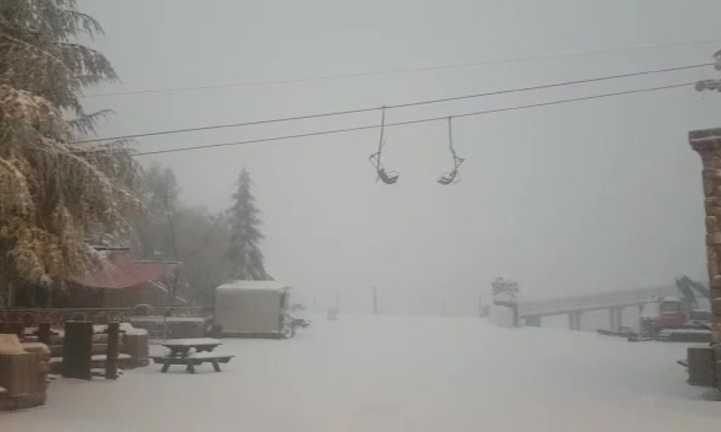 שלג נערם בחרמון ומפלס הכנרת עלה. צפו