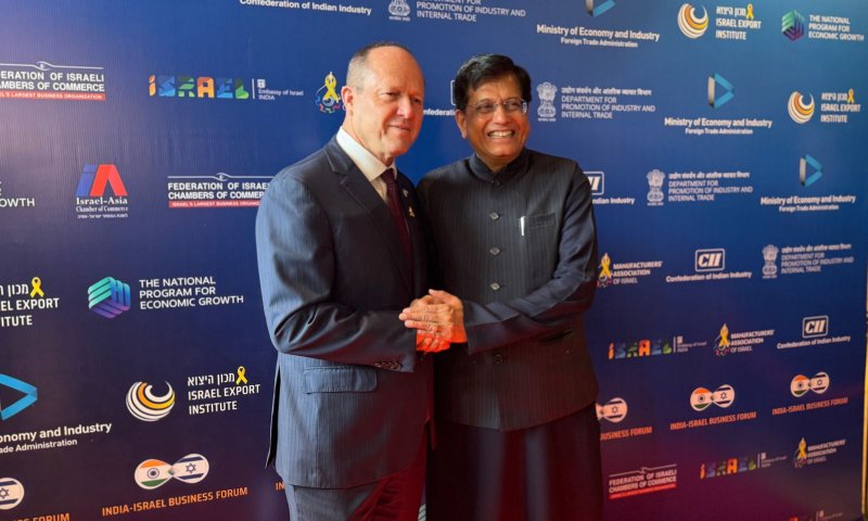 לקראת הסכם סחר חופשי? המשלחת העסקית הגדולה יצאה להודו