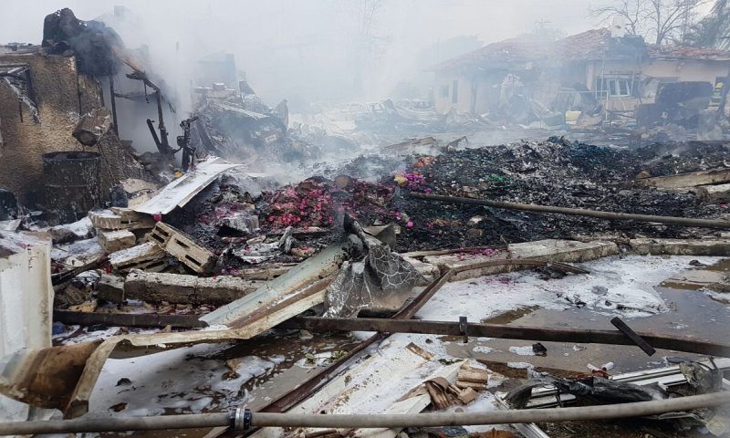 כמו אחרי הפצצה: זוהו הרוגי שריפת מחסן הזיקוקים