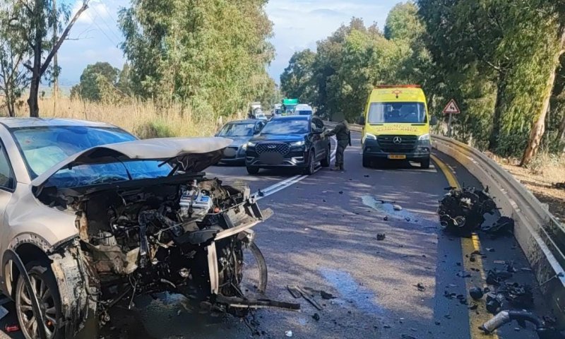 3 פצועים בתאונה בכביש 91, בהם אחד במצב קשה