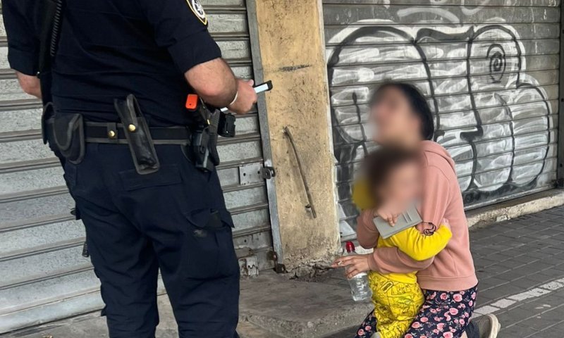 פעוט כבן שנתיים שוטט לבדו באזור השוק של חדרה